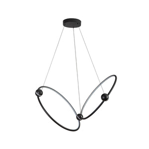 Kuzco Lighting - CH17702-BK - LED Chandelier - Isho - Black