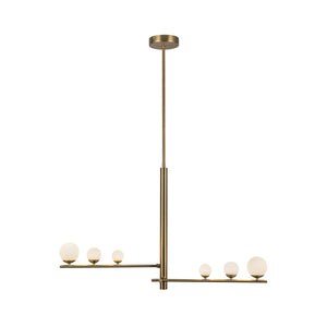 Kuzco Lighting - PD55520-BG/OP - LED Pendant - Juniper - Brushed Gold/Opal Glass