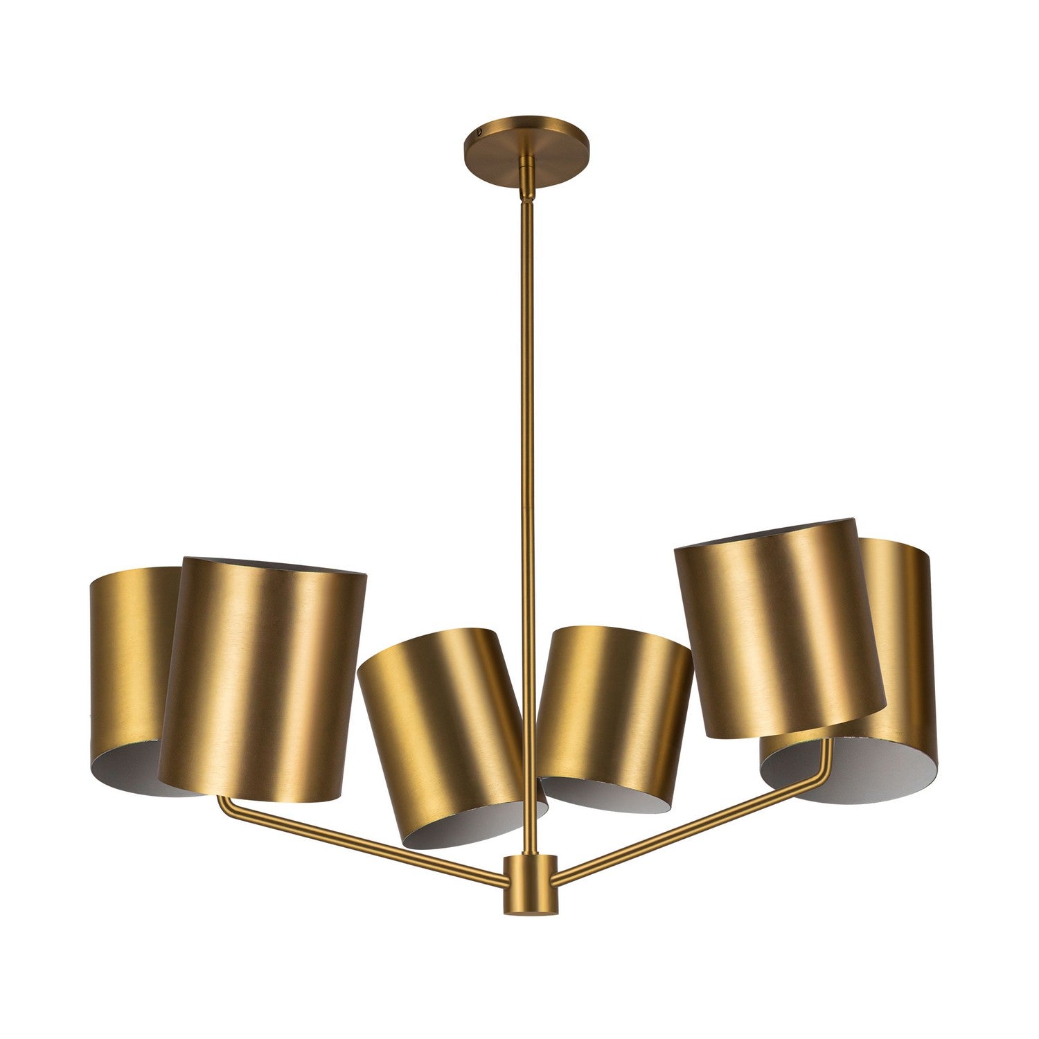 Kuzco Lighting - CH58830-BG - Six Light Chandelier - Keiko - Brushed Gold