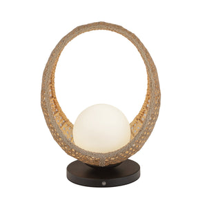 Kuzco Lighting - TL20616-BK/OP - LED Table Lamp - Lanai - Black/Opal Glass