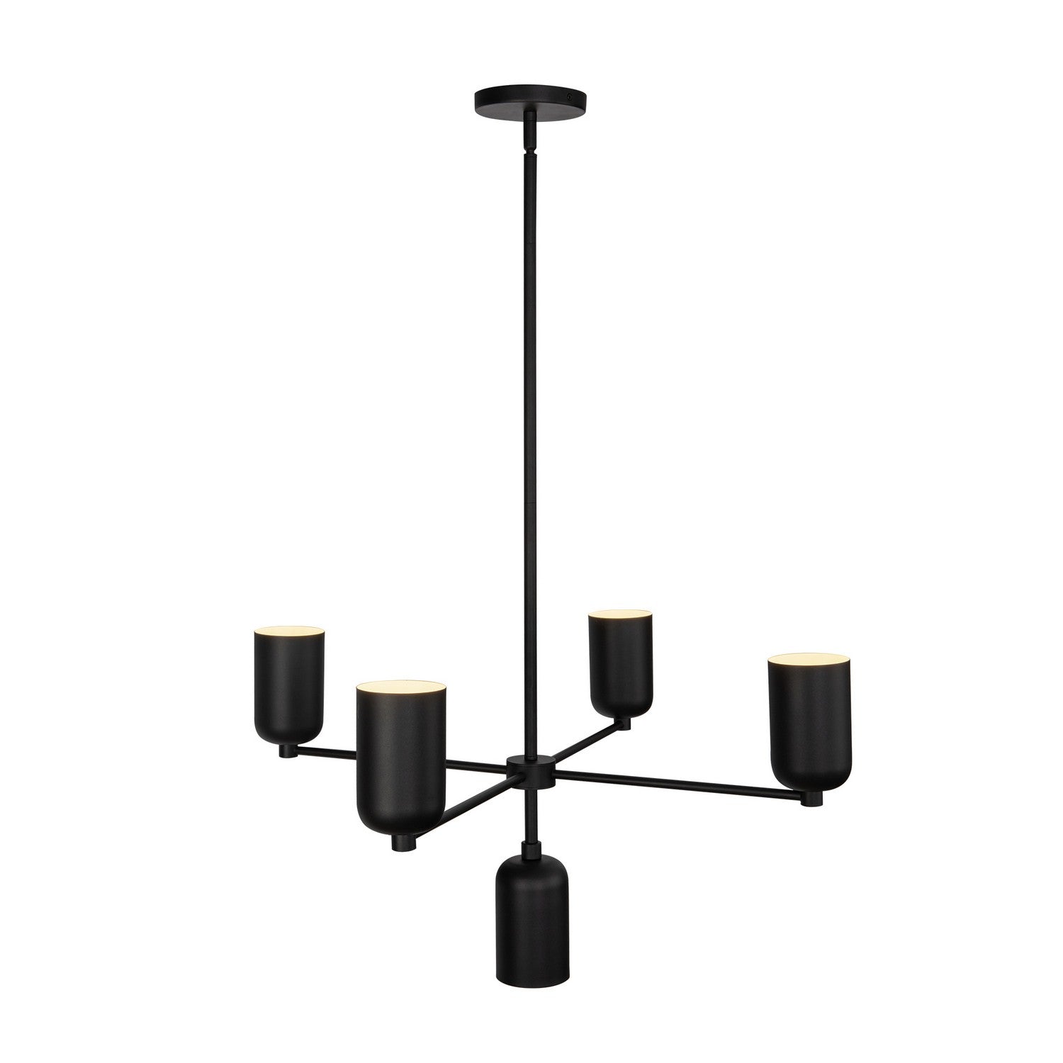 Kuzco Lighting - CH57731-BK - Five Light Chandelier - Nola - Black