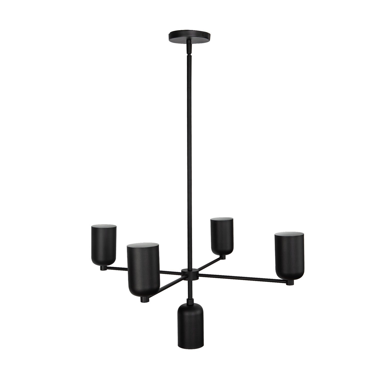 Kuzco Lighting - CH57731-BK - Five Light Chandelier - Nola - Black