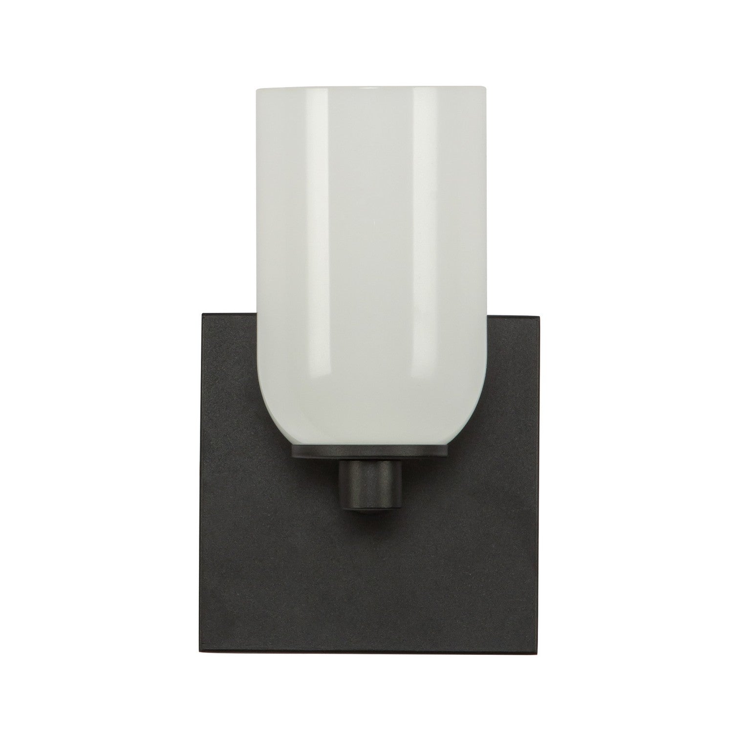 Kuzco Lighting - WS57704-BK/GO - One Light Wall Sconce - Nola - Black/Glossy Opal Glass