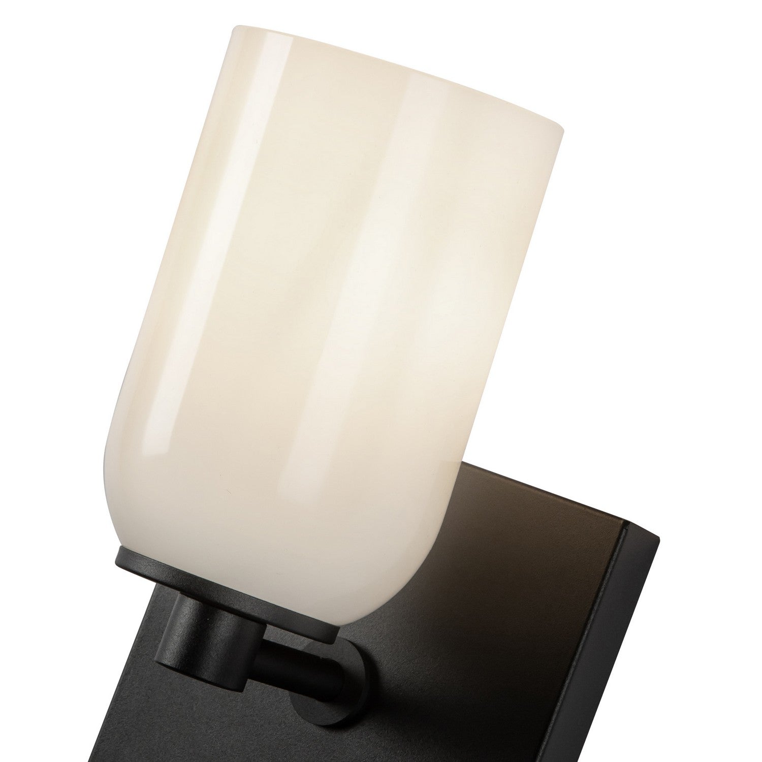 Kuzco Lighting - WS57704-BK/GO - One Light Wall Sconce - Nola - Black/Glossy Opal Glass