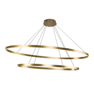 Kuzco Lighting - CH79253-BG - LED Chandelier - Ovale - Brushed Gold