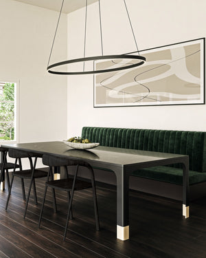 Kuzco Lighting - LP79153-BK - LED Linear Pendant - Ovale - Black