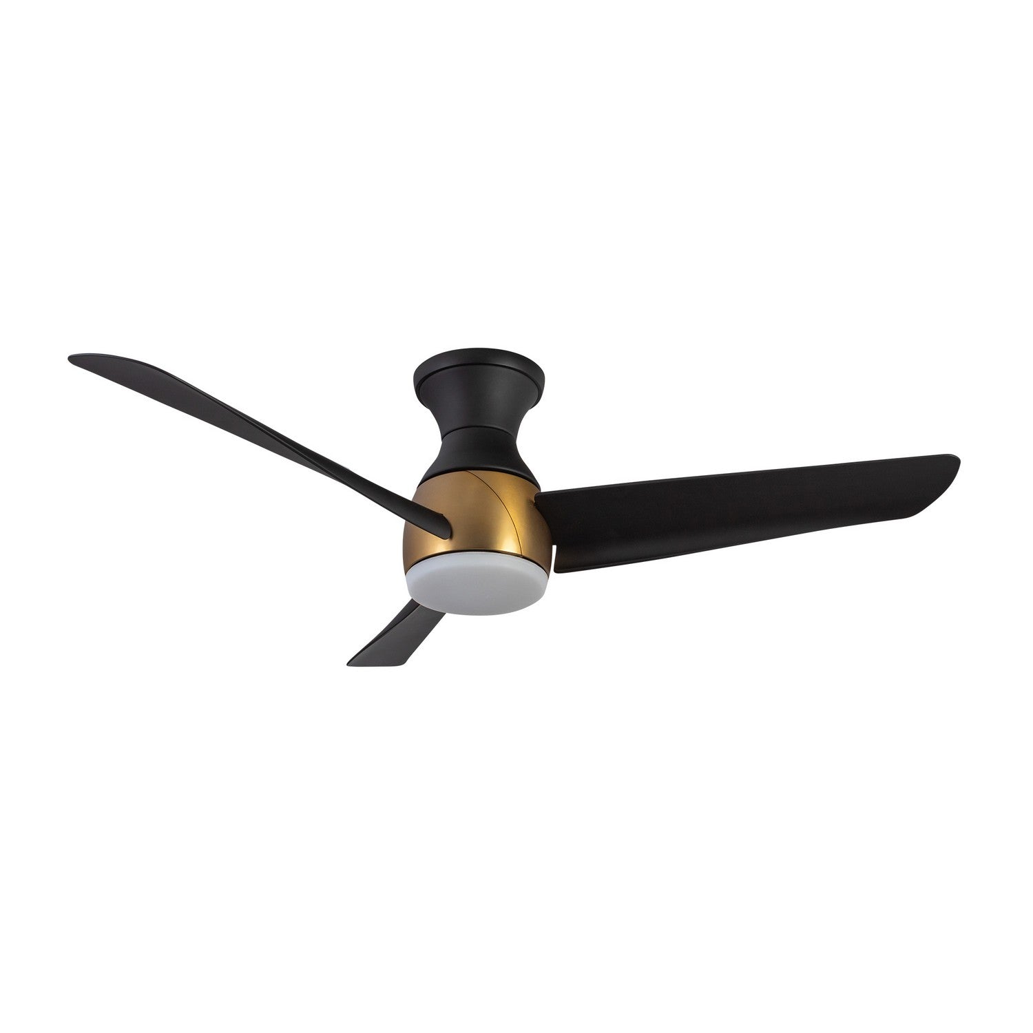 Kuzco Lighting - HF91954-BG/MB - 54"Hugger Fan - Thalia - Brushed Gold/Matte Black