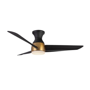 Kuzco Lighting - HF91954-BG/MB - 54"Hugger Fan - Thalia - Brushed Gold/Matte Black