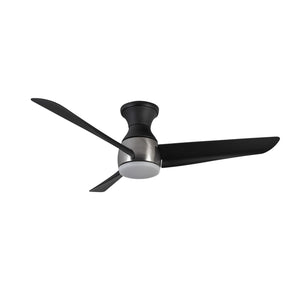 Kuzco Lighting - HF91954-BN/MB - 54"Hugger Fan - Thalia - Brushed Nickel/Matte Black