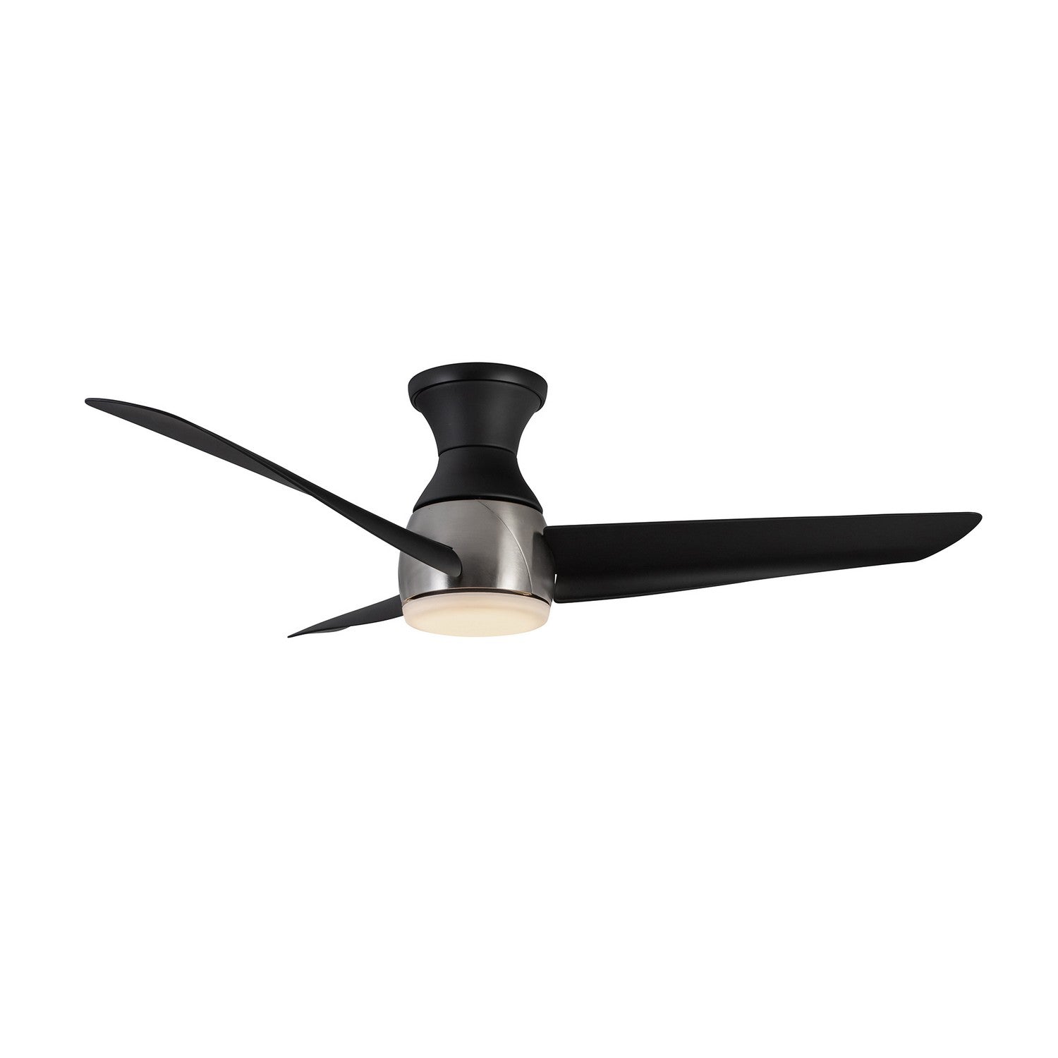 Kuzco Lighting - HF91954-BN/MB - 54"Hugger Fan - Thalia - Brushed Nickel/Matte Black