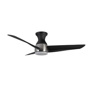 Kuzco Lighting - HF91954-BN/MB - 54"Hugger Fan - Thalia - Brushed Nickel/Matte Black