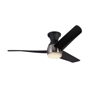 Kuzco Lighting - HF91954-BN/MB - 54"Hugger Fan - Thalia - Brushed Nickel/Matte Black