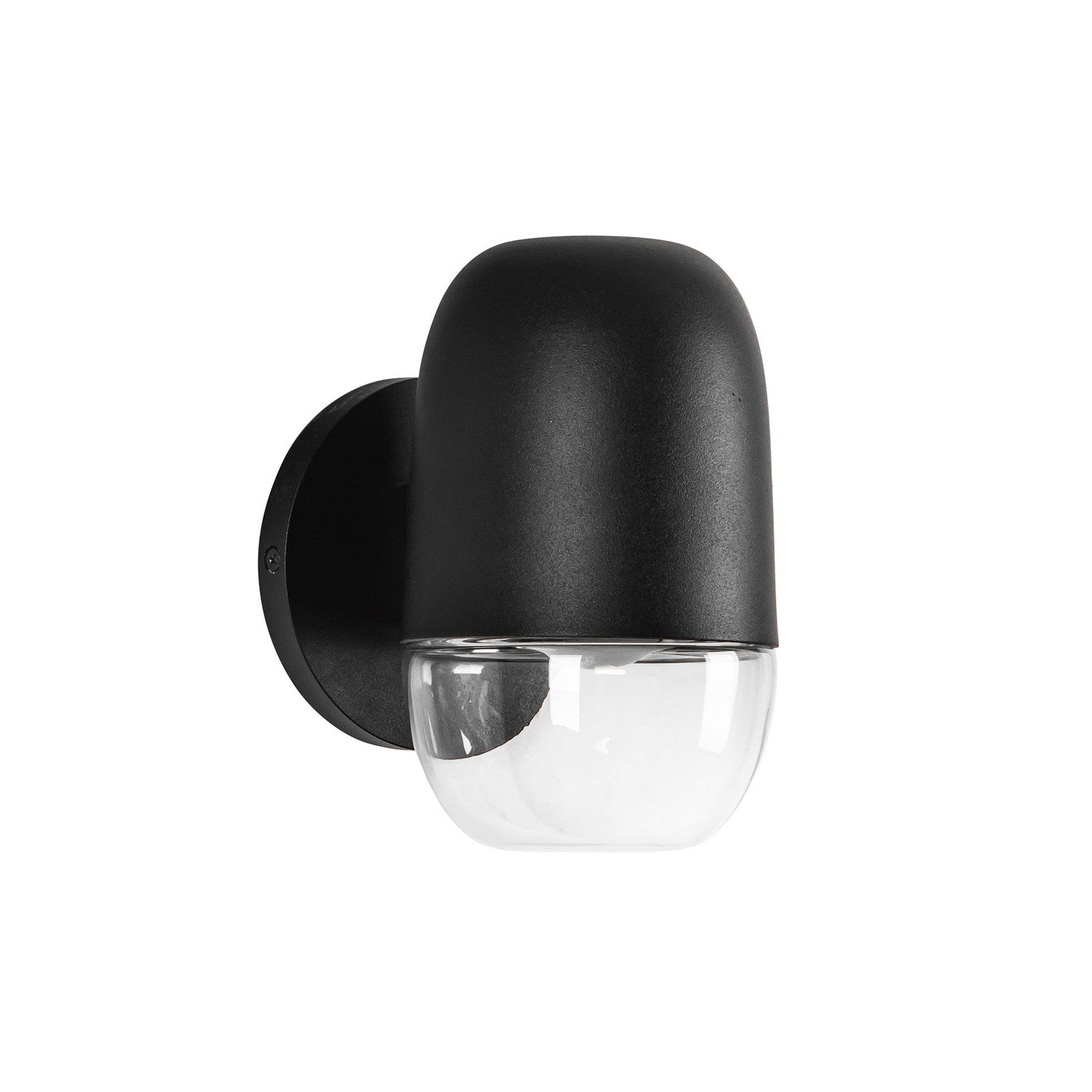 Kuzco Lighting - EW38504-BK/CL - LED Exterior Wall Mount - Yara - Black/Clear Glass