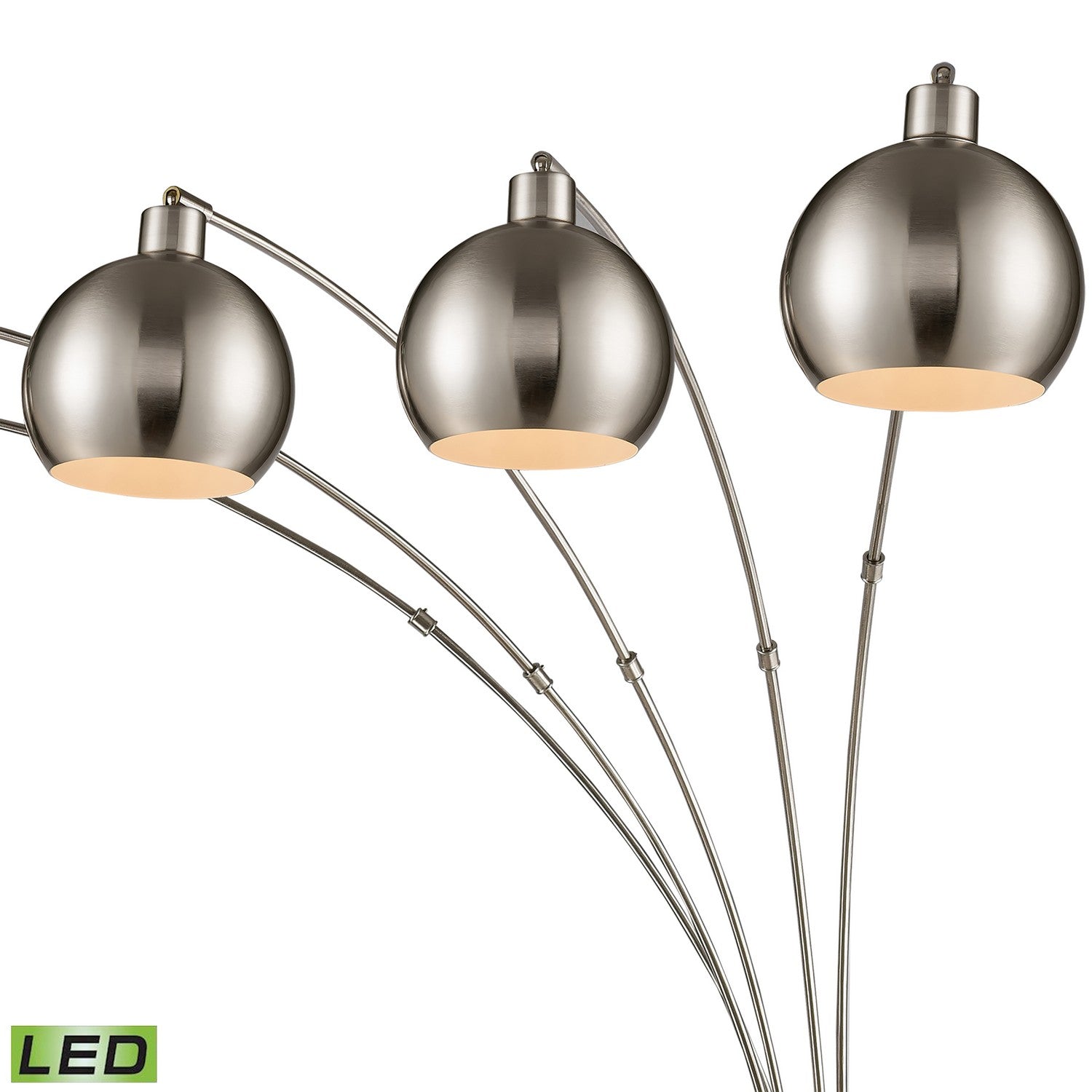 ELK Home - 77102-LED - LED Floor Lamp - Peterborough - Polished Nickel