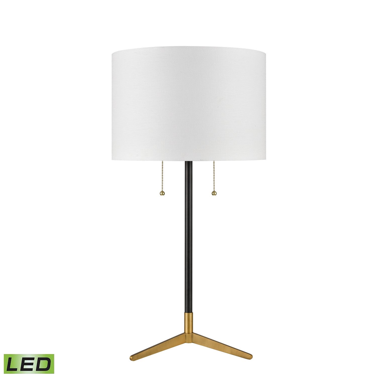 ELK Home - D3120WHT-LED - LED Table Lamp - Clubhouse - Matte Black