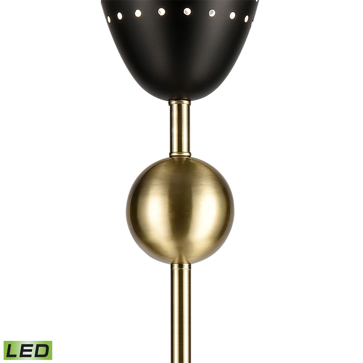 ELK Home - D4691-LED - LED Floor Lamp - Amulet - Black