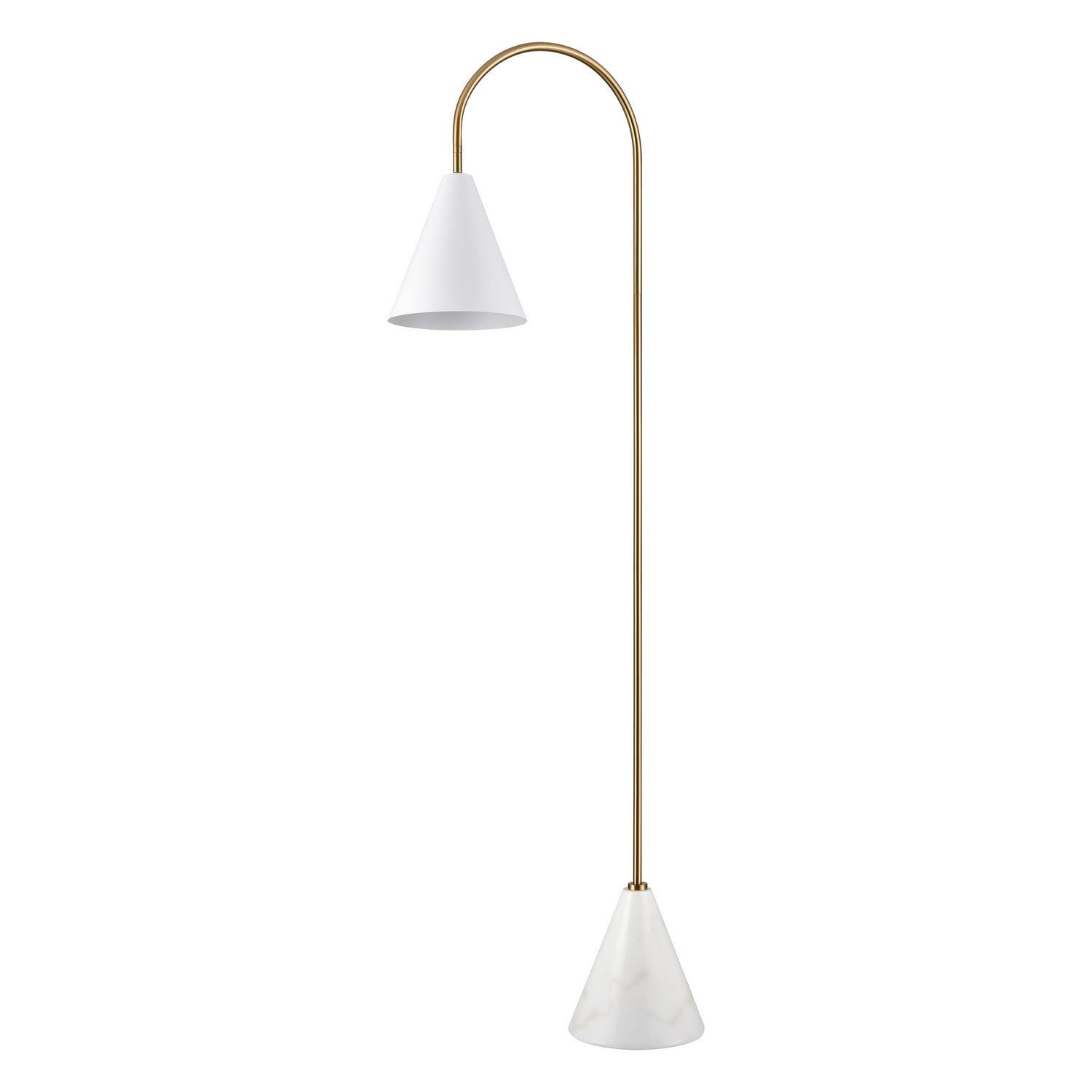 ELK Home - H0019-11063 - One Light Floor Lamp - Tully - Matte White