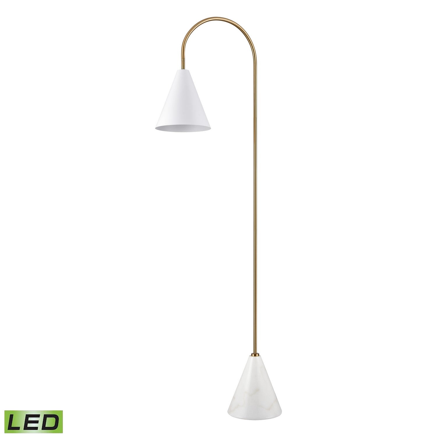 ELK Home - H0019-11063-LED - LED Floor Lamp - Tully - Matte White