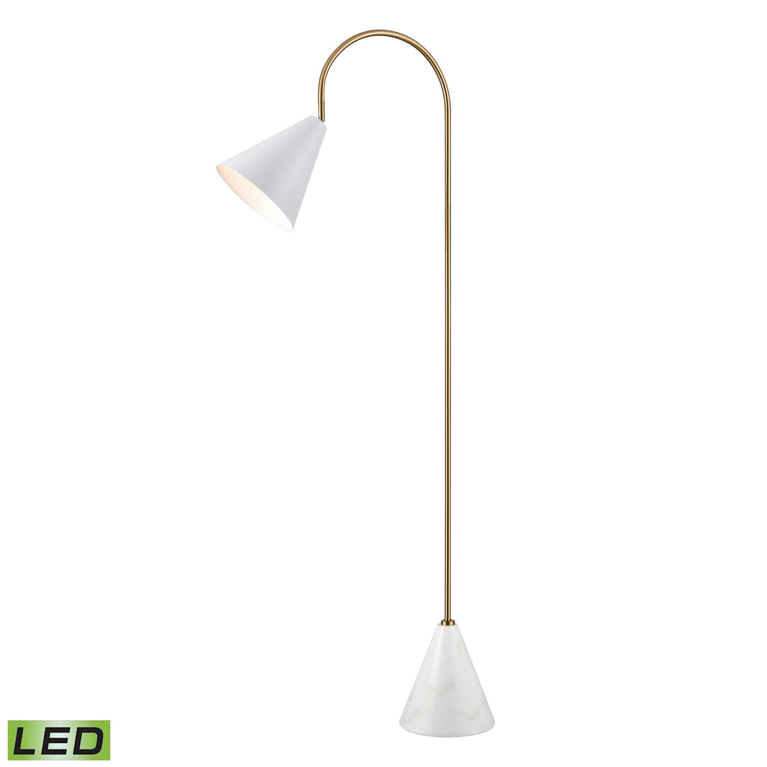 ELK Home - H0019-11063-LED - LED Floor Lamp - Tully - Matte White