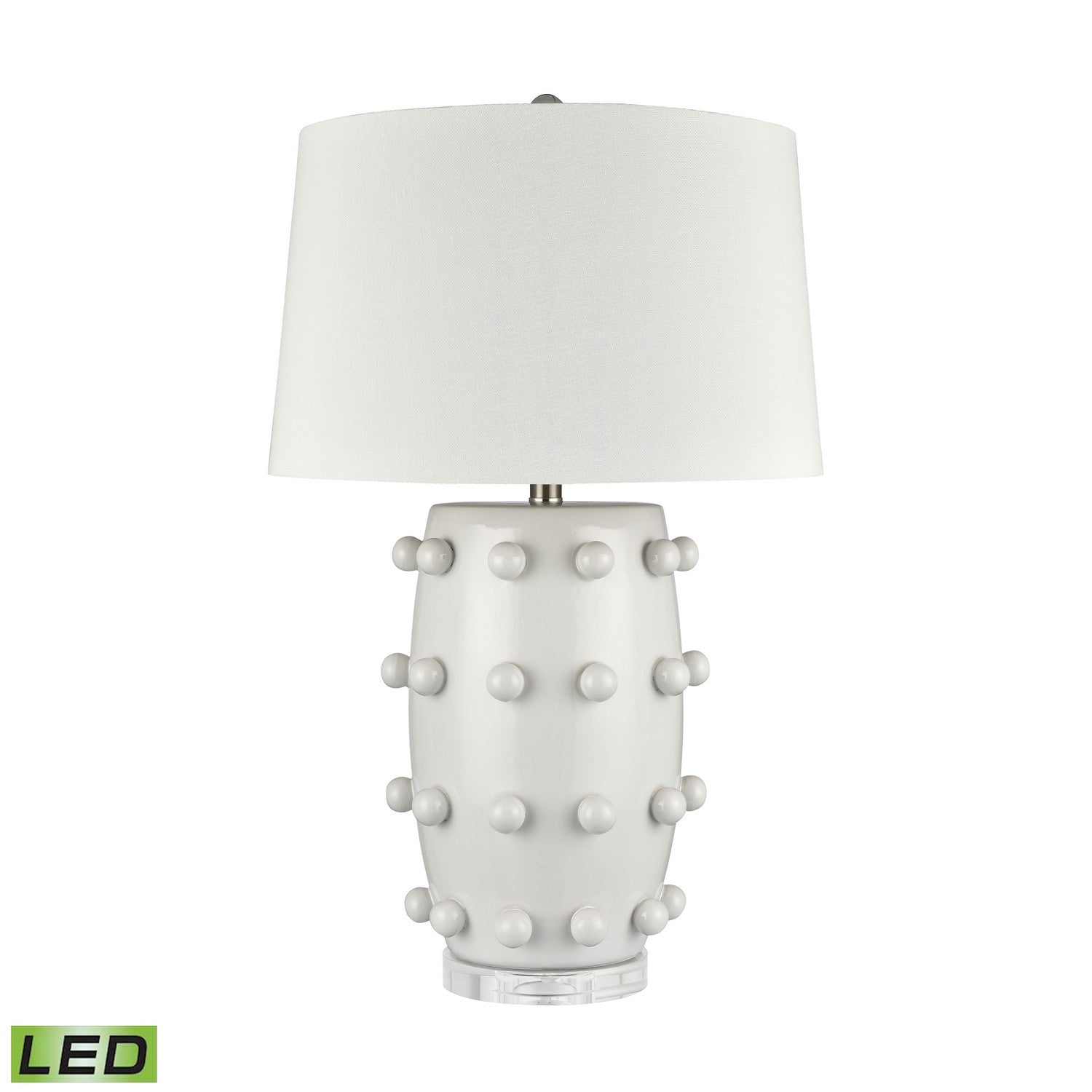 ELK Home - H0019-9501-LED - LED Table Lamp - Torny - White Glazed