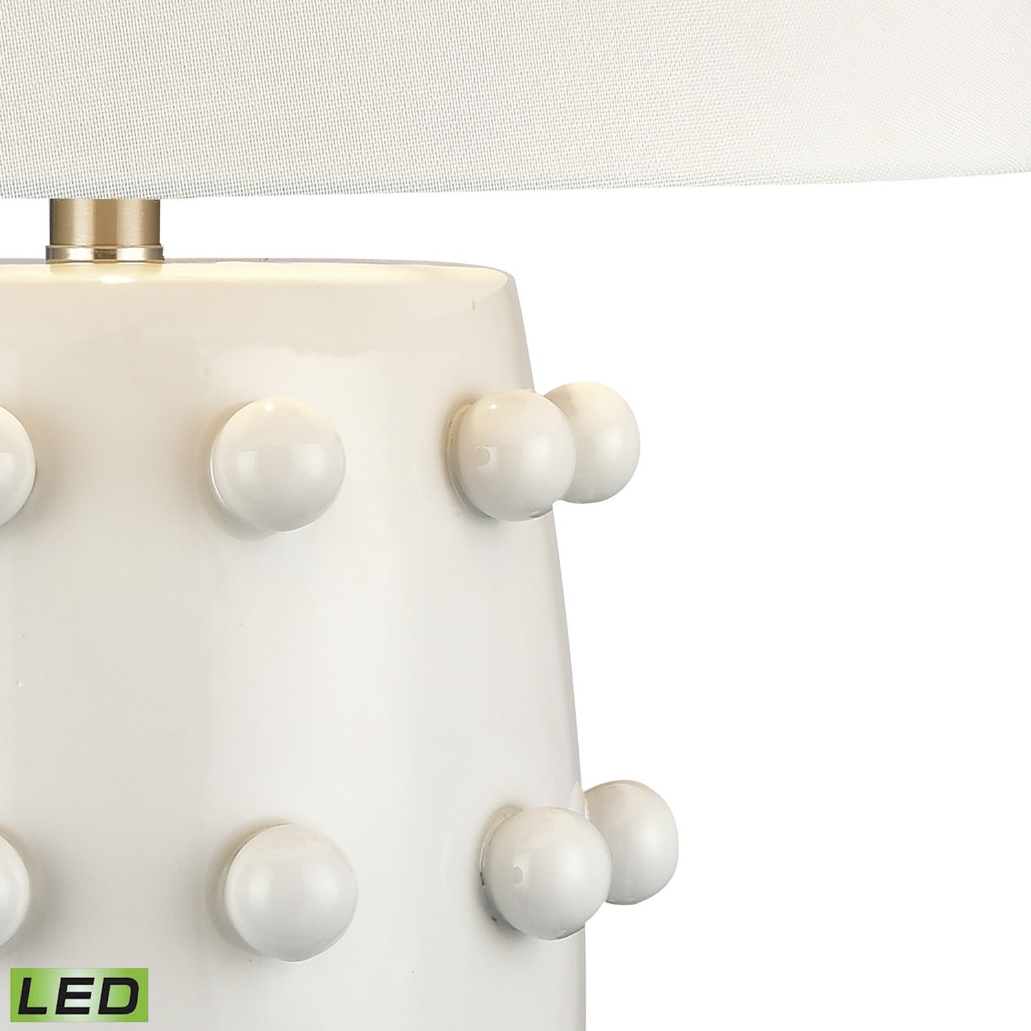 ELK Home - H0019-9501-LED - LED Table Lamp - Torny - White Glazed