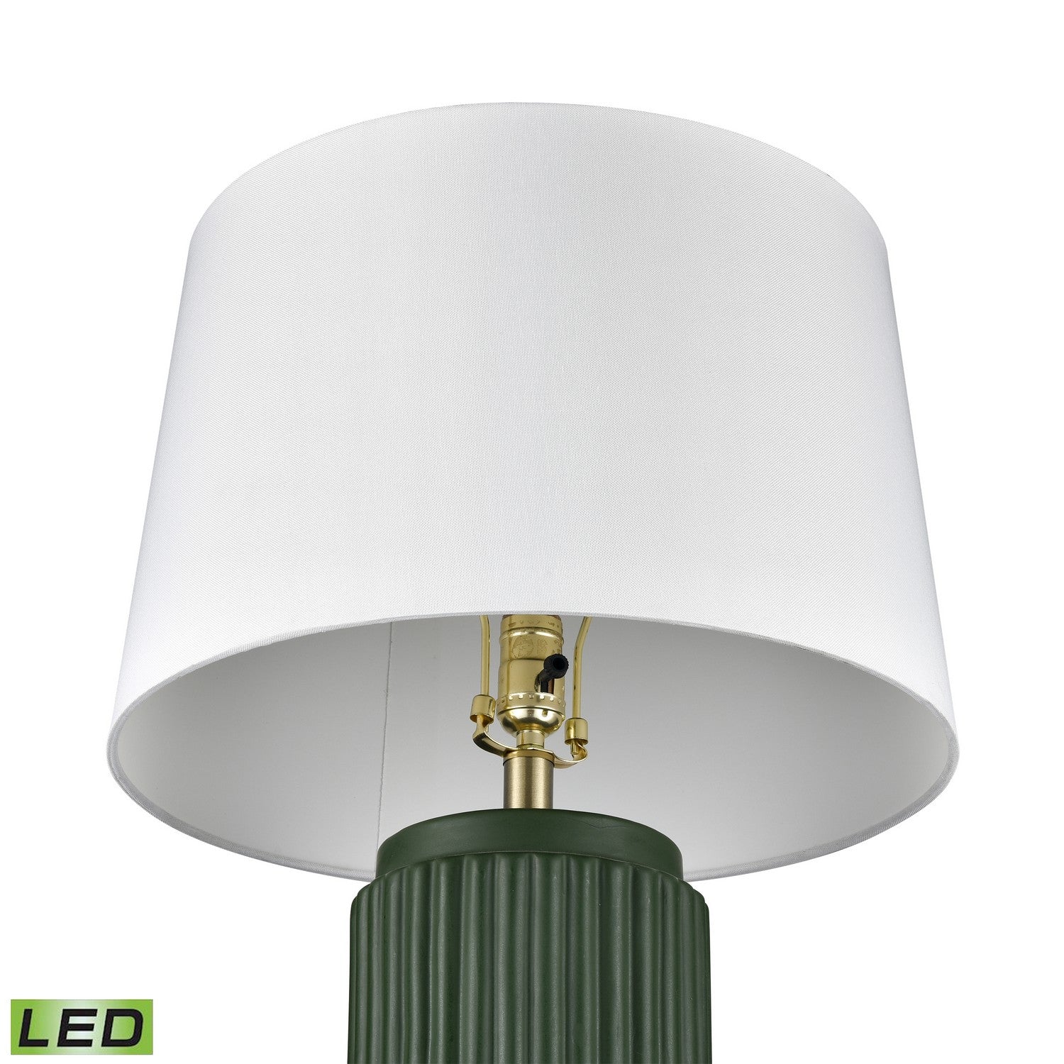 ELK Home - S0019-10295-LED - LED Table Lamp - Knox - Dark Green Glazed