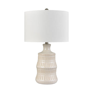 ELK Home - S0019-11075 - One Light Table Lamp - Dorin - White Glazed