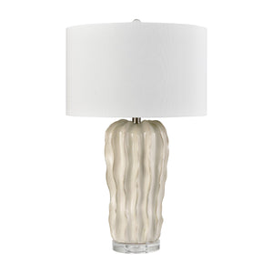 ELK Home - S0019-11140 - One Light Table Lamp - Genesee - White Glazed