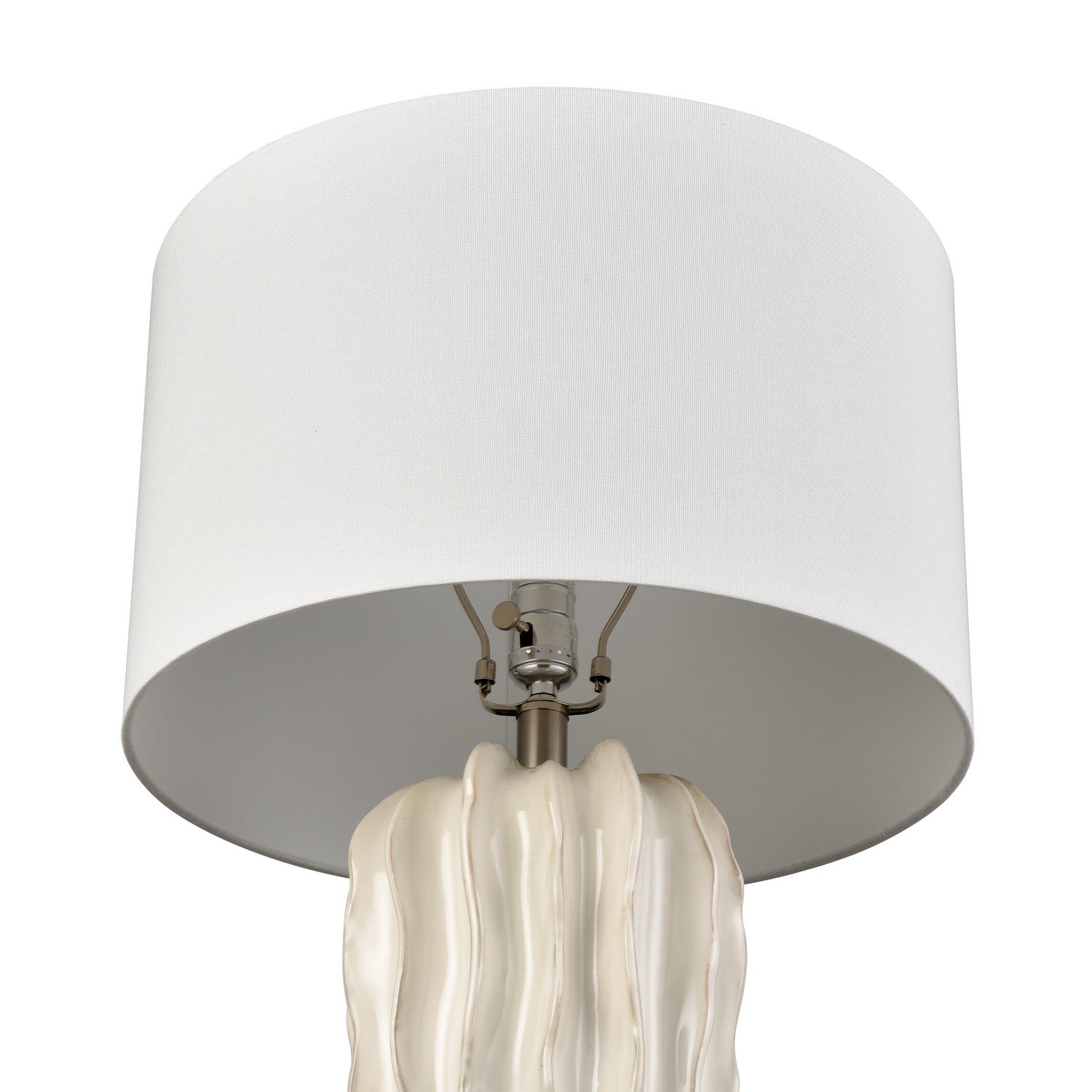 ELK Home - S0019-11140 - One Light Table Lamp - Genesee - White Glazed