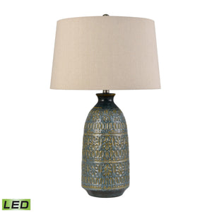 ELK Home - S0019-11143-LED - LED Table Lamp - Burnie - Blue Glazed