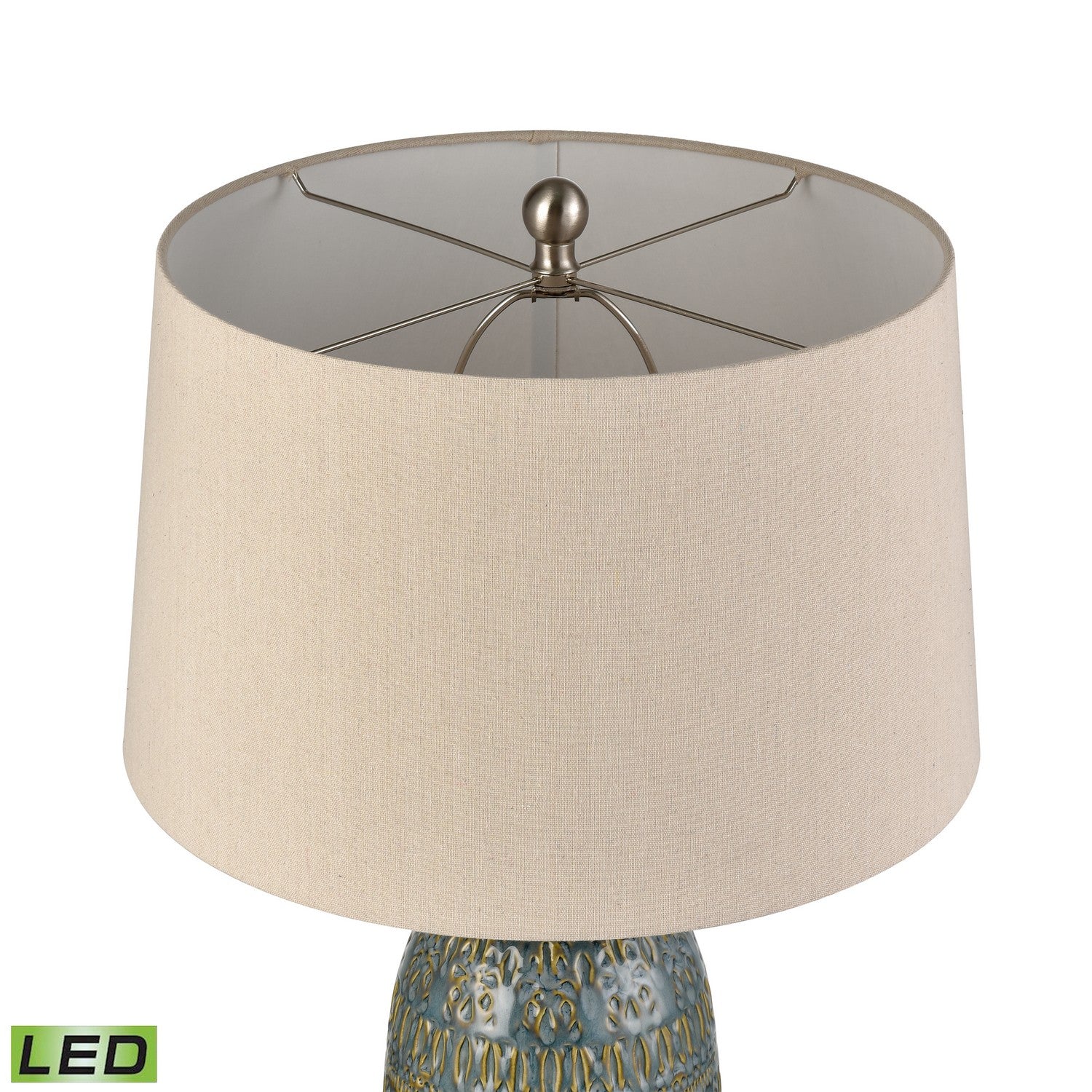 ELK Home - S0019-11143-LED - LED Table Lamp - Burnie - Blue Glazed