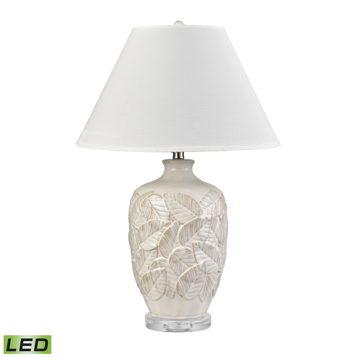 ELK Home - S0019-11147-LED - LED Table Lamp - Goodell - White Glazed