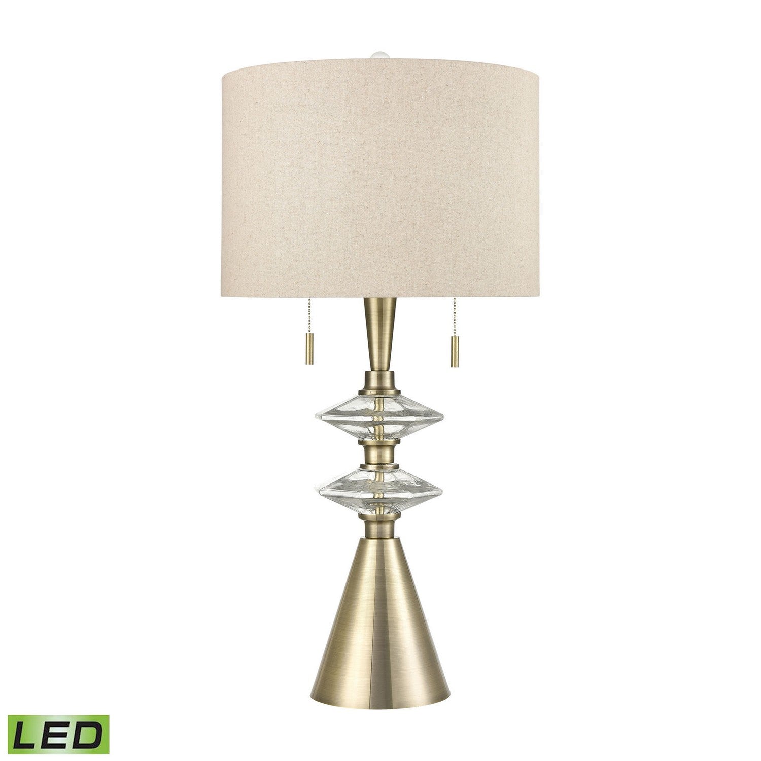 ELK Home - S0019-8042-LED - LED Table Lamp - Annetta - Antique Brass