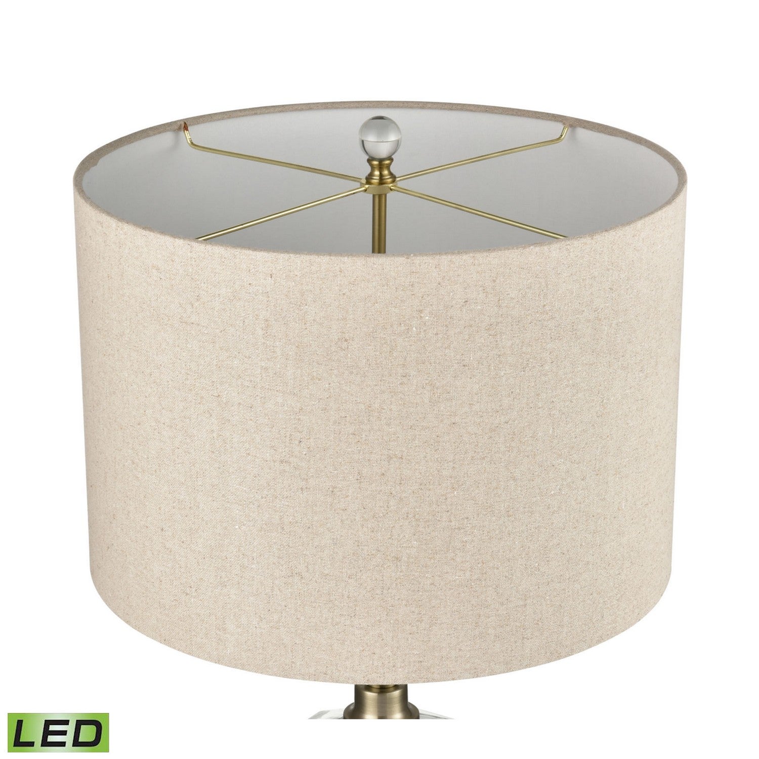 ELK Home - S0019-8042-LED - LED Table Lamp - Annetta - Antique Brass