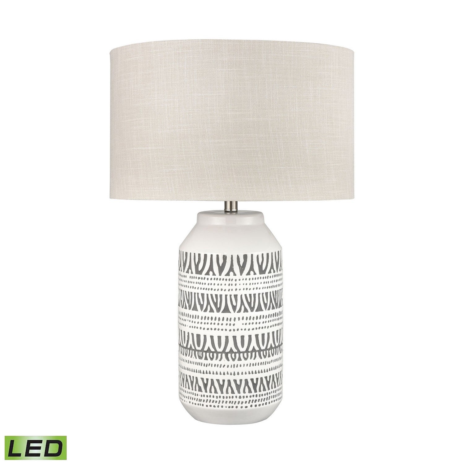 ELK Home - S0019-8044-LED - LED Table Lamp - Calabar - White