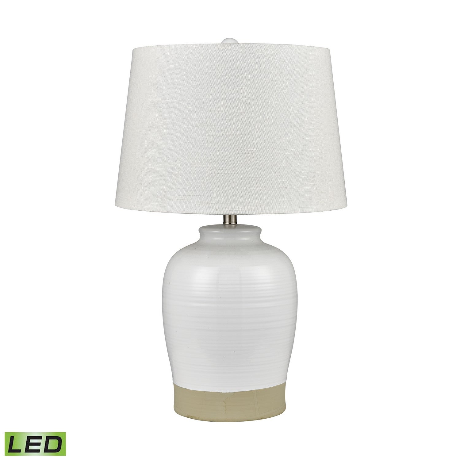 ELK Home - S0019-9468-LED - LED Table Lamp - Peli - White