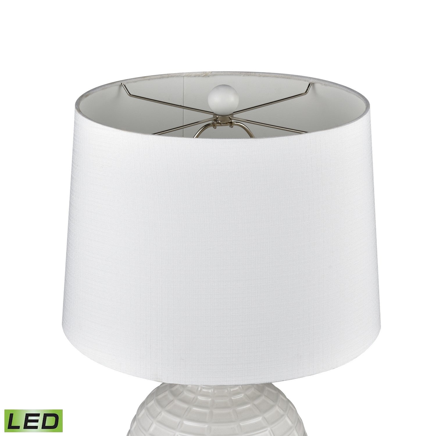 ELK Home - S0019-9472-LED - LED Table Lamp - Junia - White Glazed