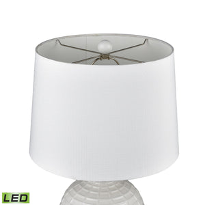 ELK Home - S0019-9472-LED - LED Table Lamp - Junia - White Glazed