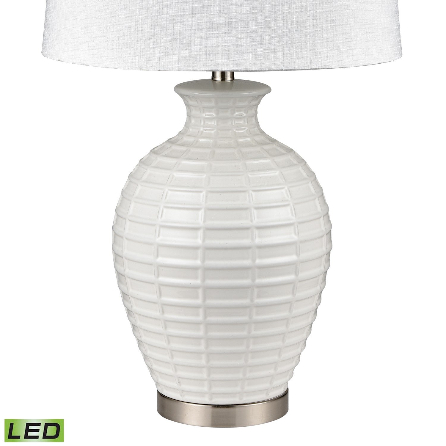 ELK Home - S0019-9472-LED - LED Table Lamp - Junia - White Glazed