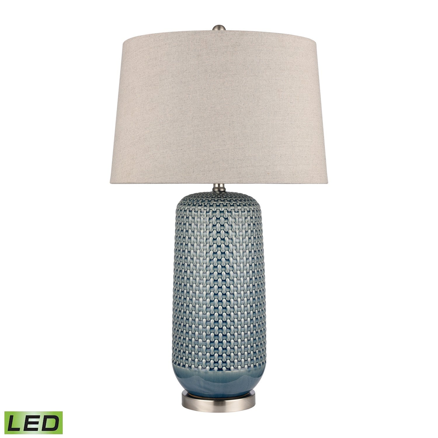 ELK Home - S0019-9484-LED - LED Table Lamp - Dawlish Bay - Blue Glazed