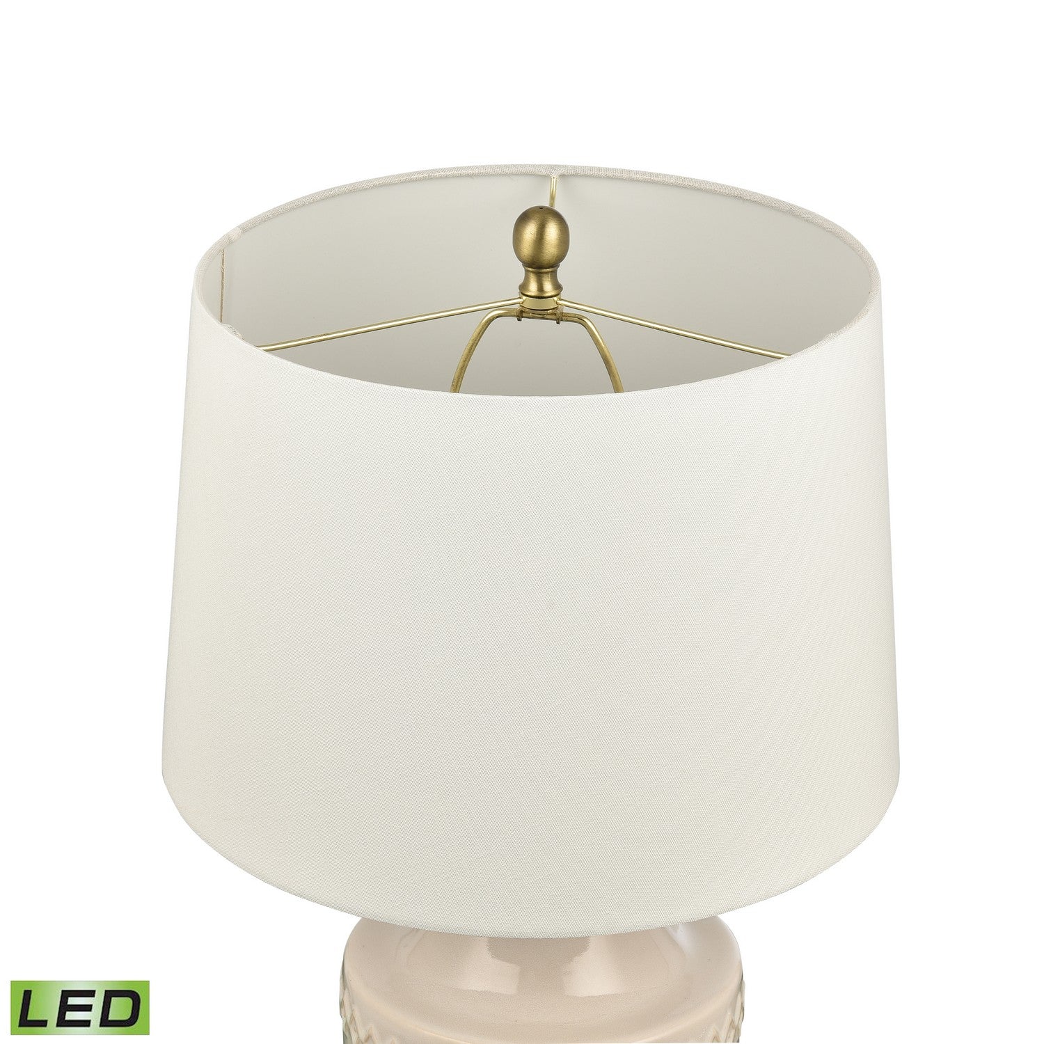 ELK Home - S0019-9488-LED - LED Table Lamp - Buckley - White Glazed