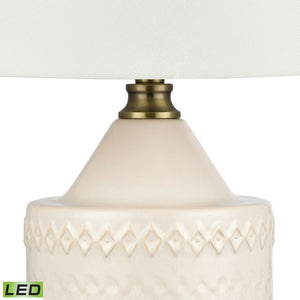 ELK Home - S0019-9488-LED - LED Table Lamp - Buckley - White Glazed