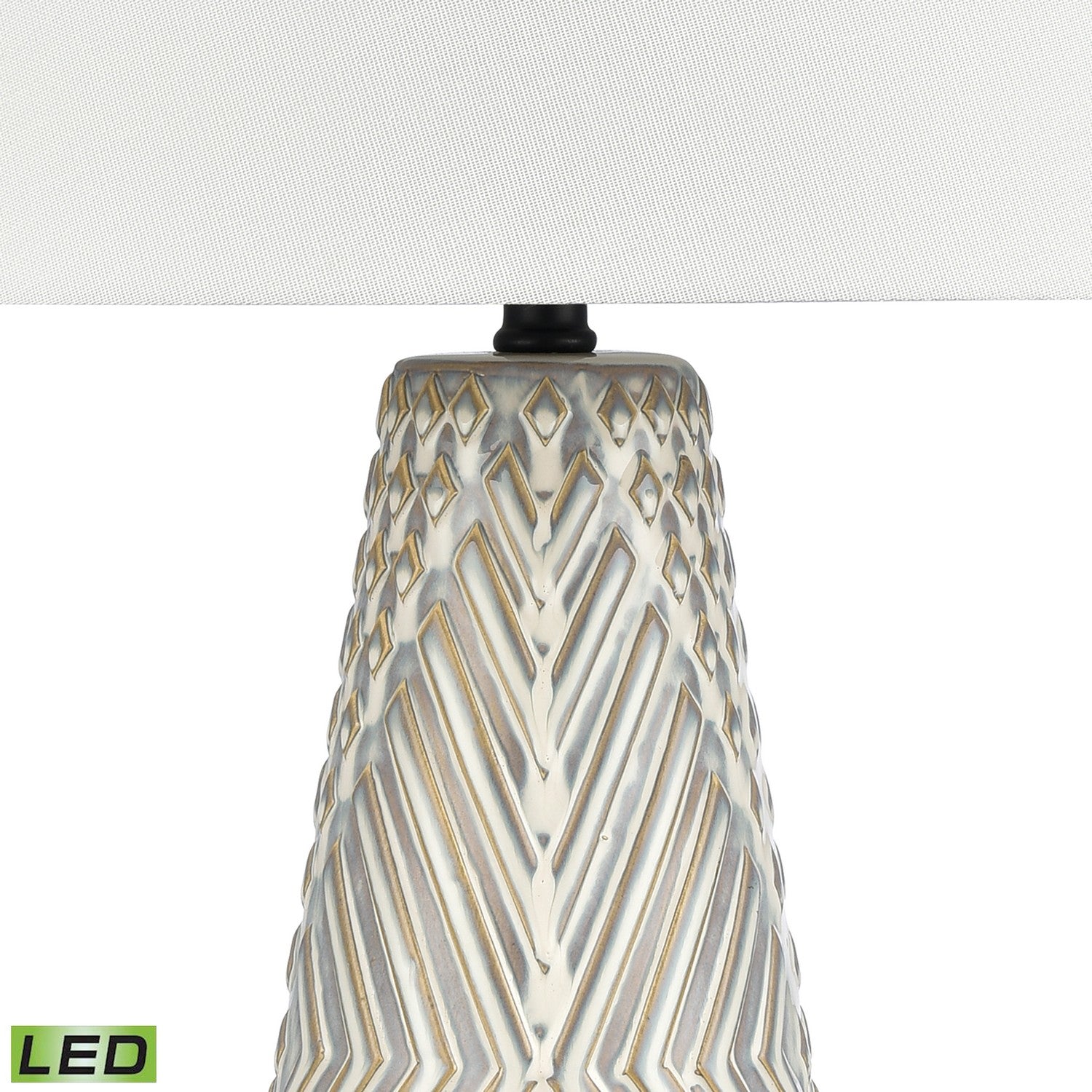 ELK Home - S0019-9491-LED - LED Table Lamp - Whitland - Gray Glazed