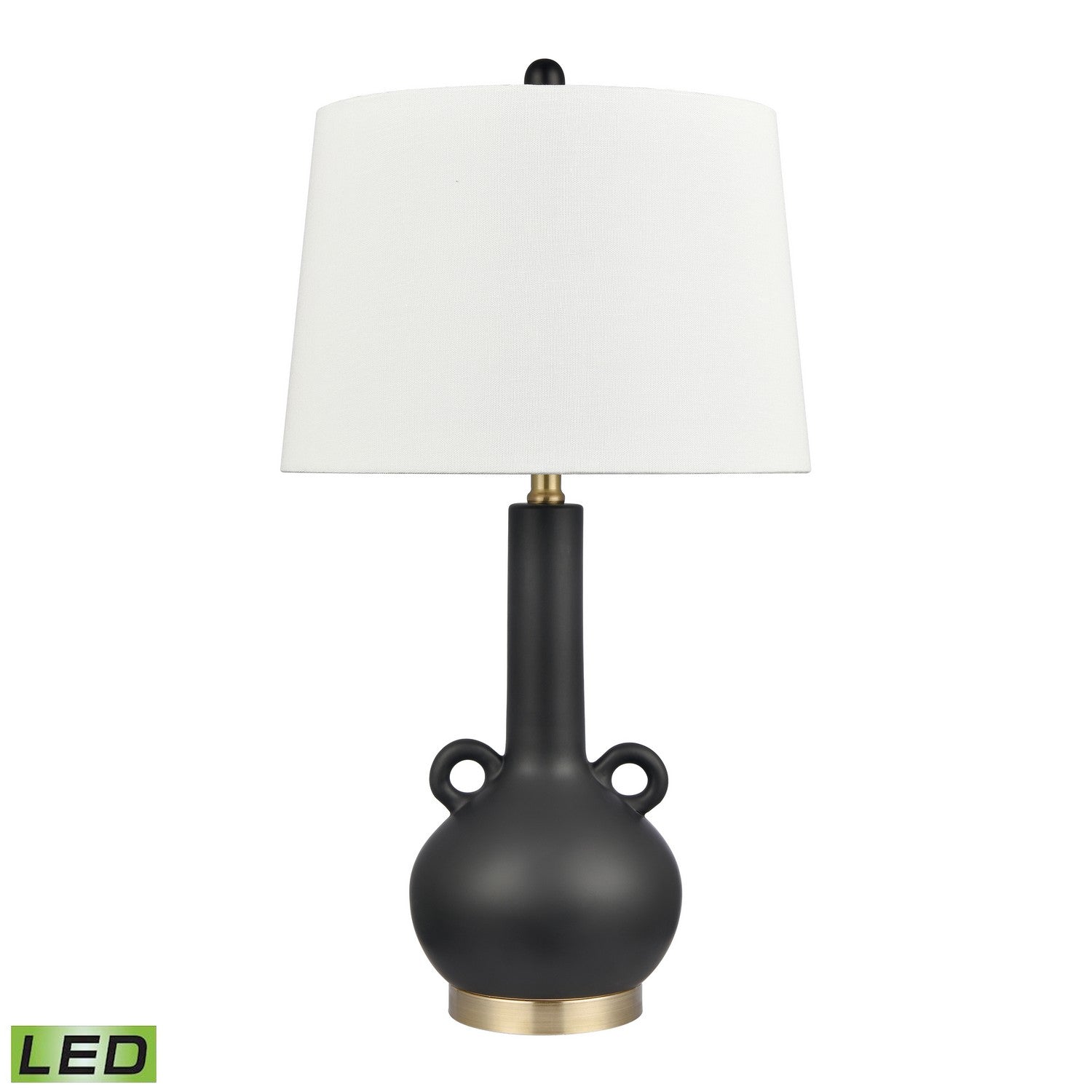 ELK Home - S0019-9495-LED - LED Table Lamp - Sanderson - Matte Black Glazed