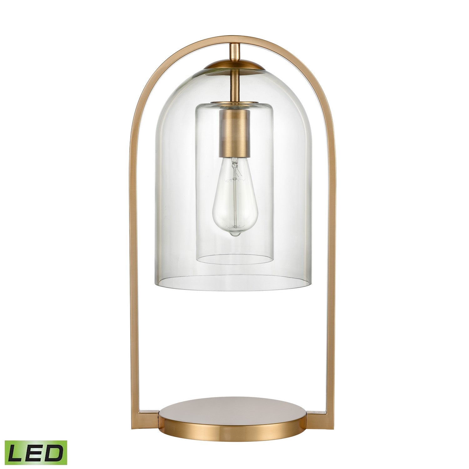 ELK Home - S0019-9579-LED - LED Table Lamp - Bell Jar - Aged Brass