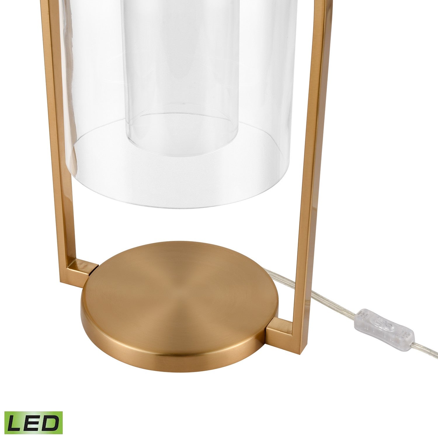 ELK Home - S0019-9579-LED - LED Table Lamp - Bell Jar - Aged Brass