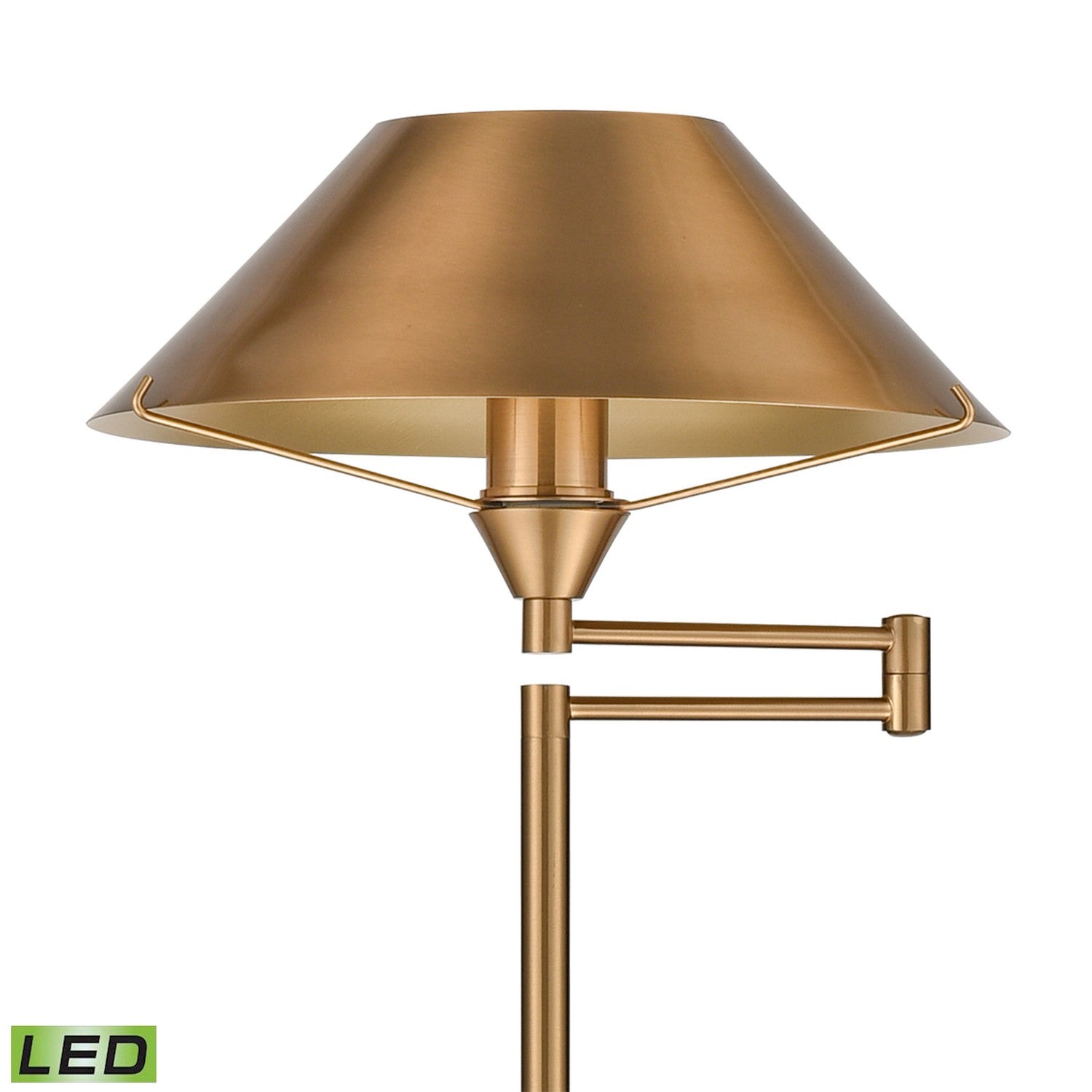 ELK Home - S0019-9604-LED - LED Floor Lamp - Arcadia - Aged Brass