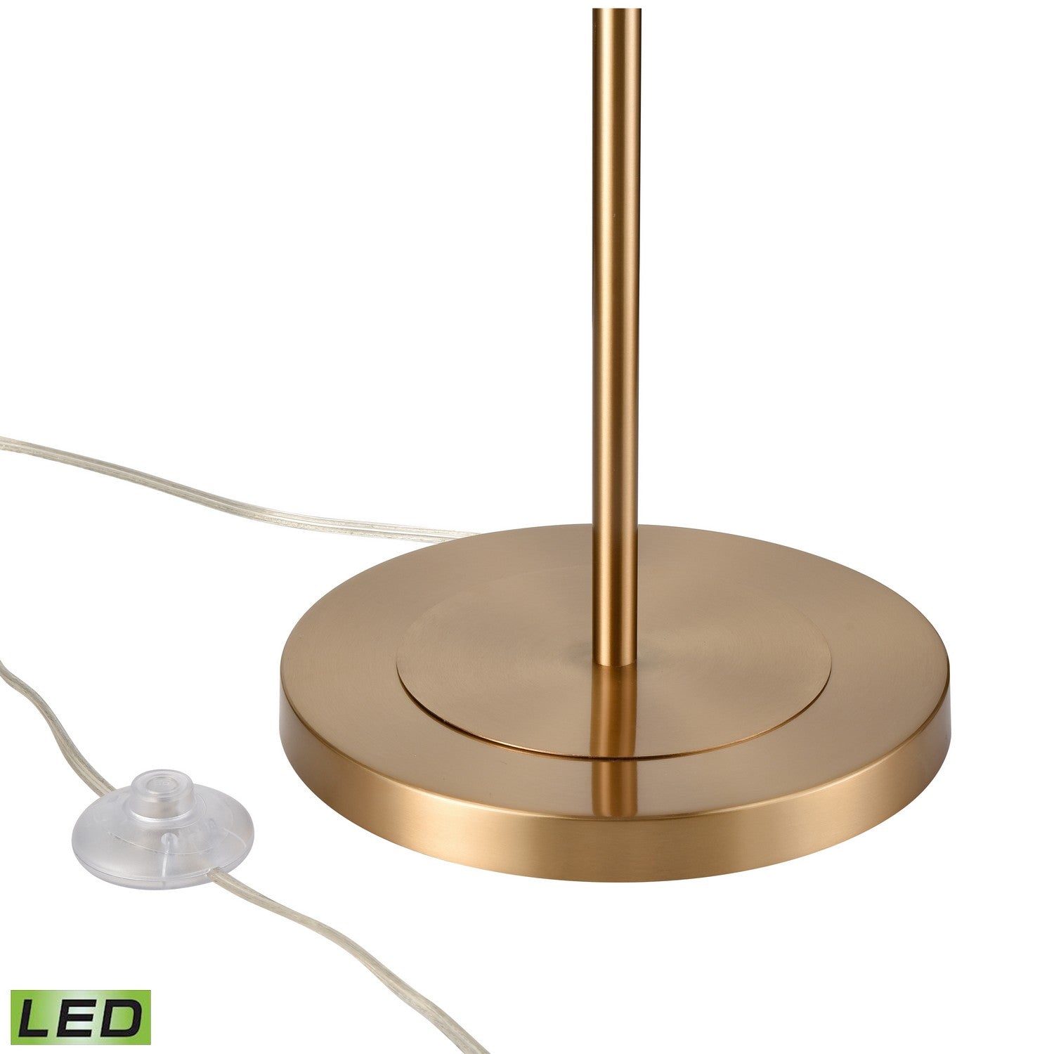 ELK Home - S0019-9604-LED - LED Floor Lamp - Arcadia - Aged Brass