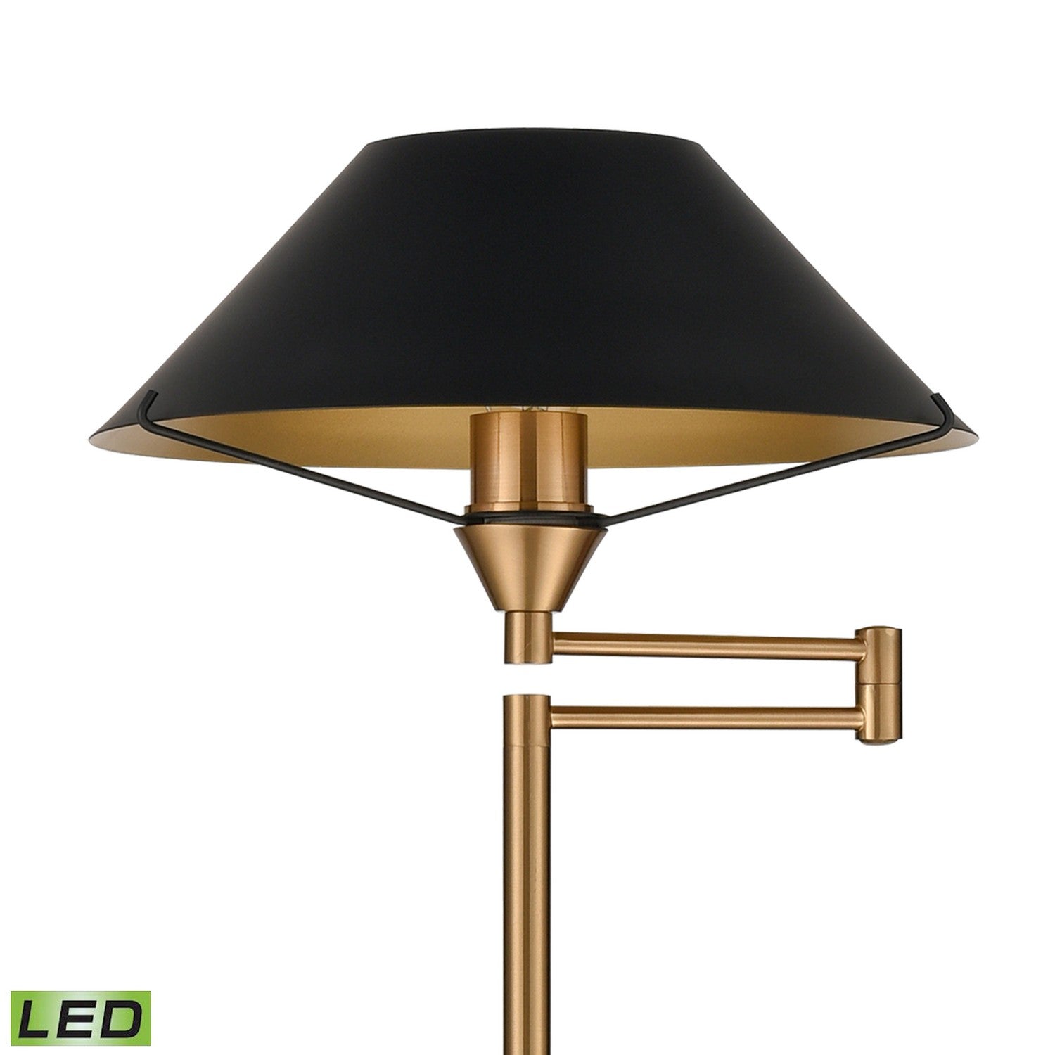 ELK Home - S0019-9605-LED - LED Floor Lamp - Arcadia - Aged Brass