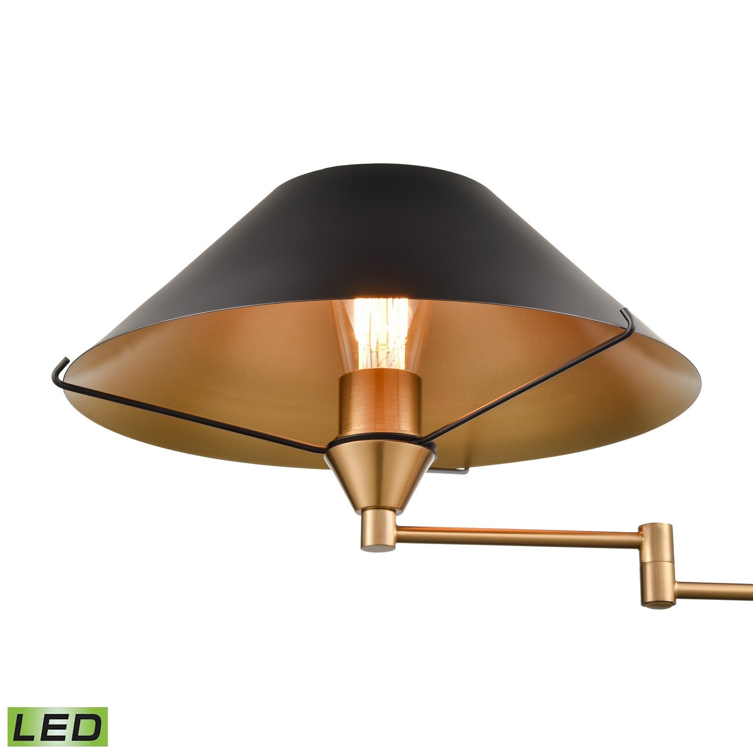 ELK Home - S0019-9605-LED - LED Floor Lamp - Arcadia - Aged Brass